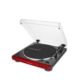 Audio Technica LP60X Standard Belt Drive Turntable w/ Built In Preamp - Red