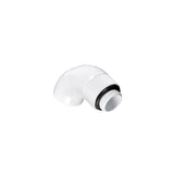 Bitspower Dual Rotary 90-Degree Extender Fitting - Deluxe White