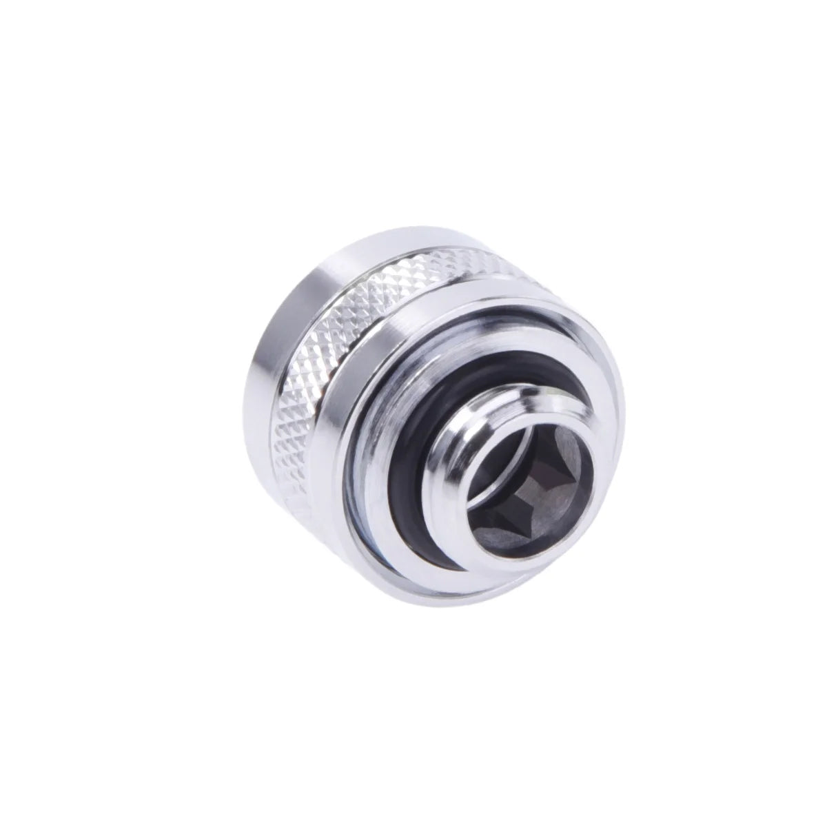 Alphacool Eiszapfen Pro 13mm Hard Tube Compression Fitting Six Pack - Chrome