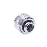 Alphacool Eiszapfen Pro 13mm Hard Tube Compression Fitting Six Pack - Chrome