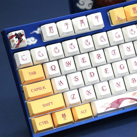 Varmilo MA87M Lovebirds You White LED TKL Dye Sub PBT Mechanical Keyboard - Cherry MX Brown