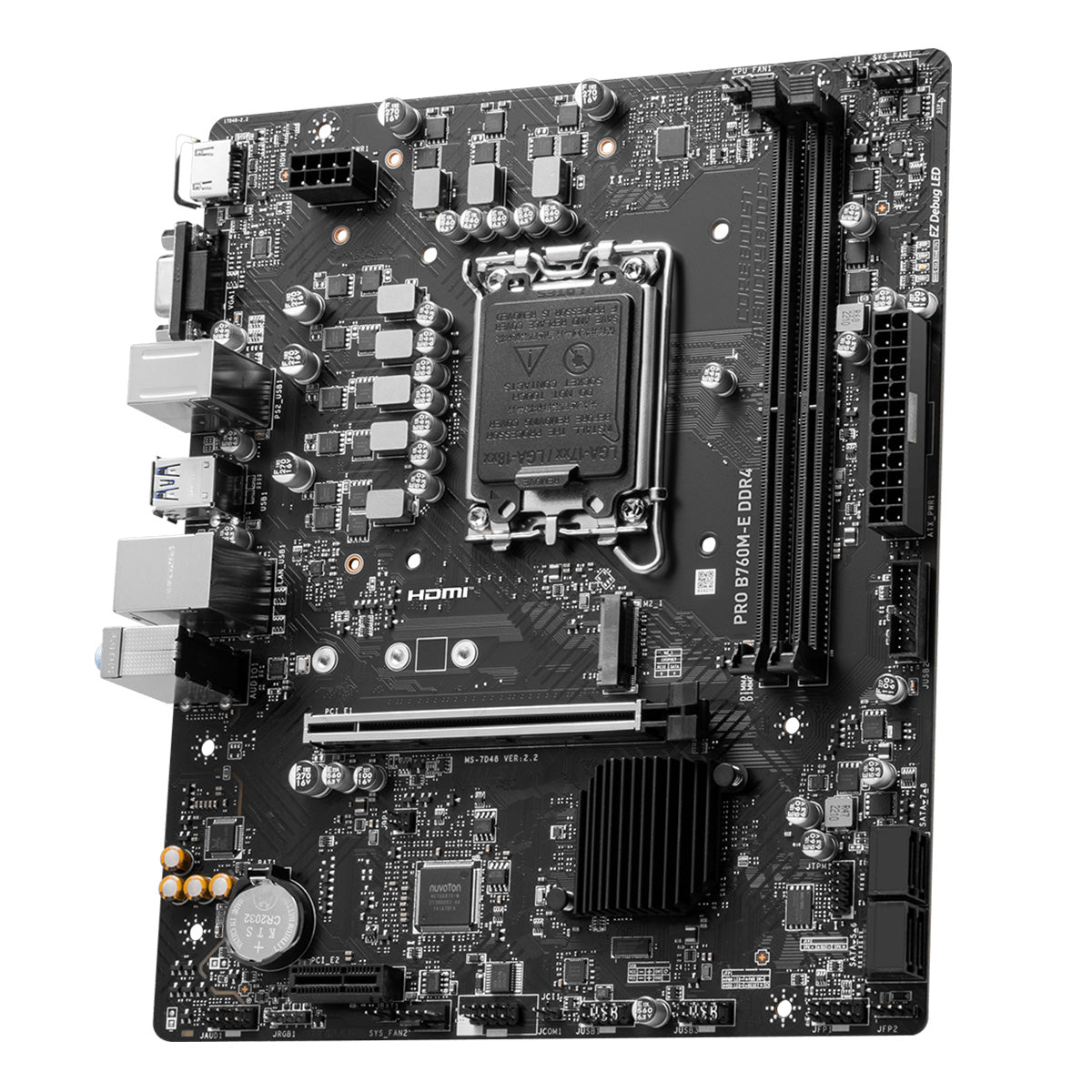 MSI PRO B760M-E DDR4 mATX Motherboard