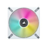 Corsair ML140 RGB ELITE WHITE 140mm Magnetic Levitation RGB Fan with AirGuide - Single Pack