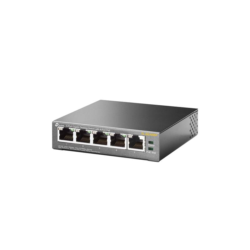 TP-Link TL-SG1005P 5-Port Gigabit Desktop Switch With 4-Port PoE