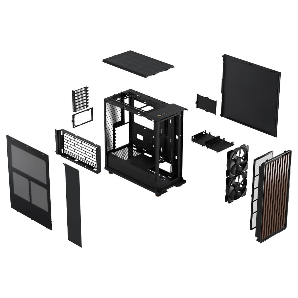 Fractal Design North Mid-Tower Case - Charcoal Black Mesh