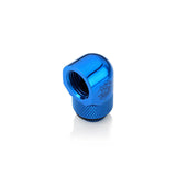 Bitspower Rotary 90-Degree Extender Fitting - Royal Blue