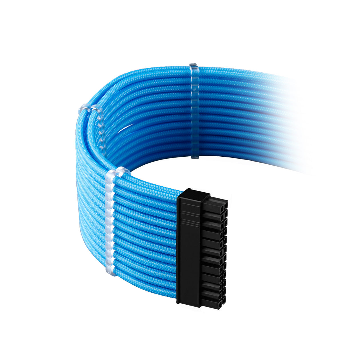 CableMod PRO ModMesh 12VHPWR C-Series RMi  RMx Sleeved Full Cable Kit - Light Blue