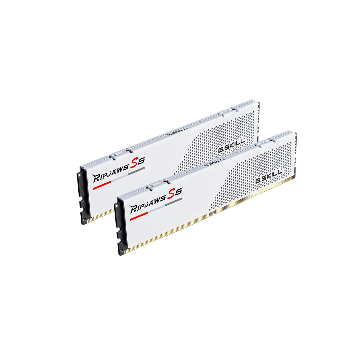 G.Skill Ripjaws S5 32GB (2x16GB) DDR5 6000Mhz CL30 Memory Intel XMP - White