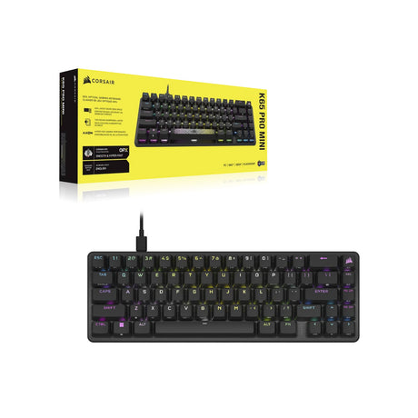 Corsair K65 PRO MINI RGB 65% Optical-Mechanical Gaming Keyboard