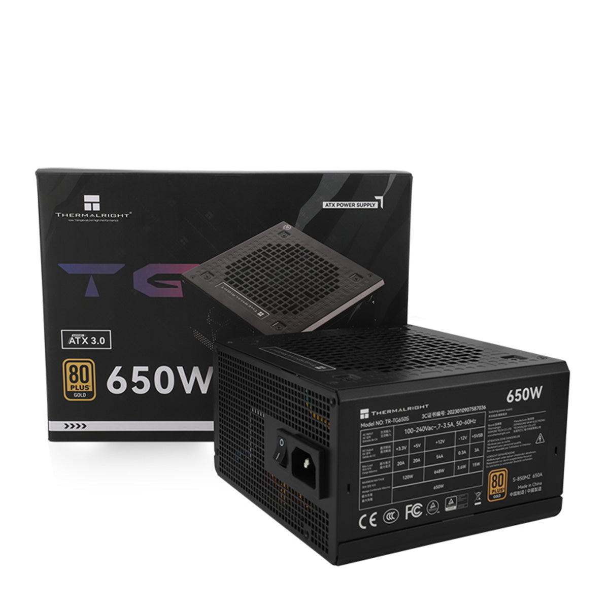 Thermalright TR-TG 650S 650W 80 Plus Gold Power Supply