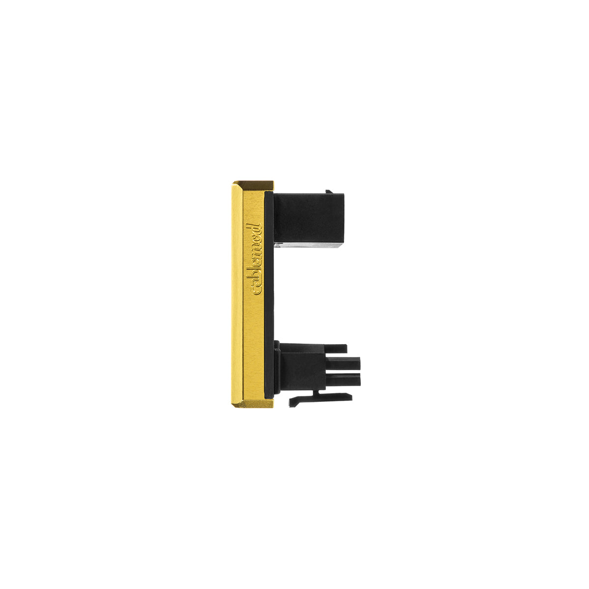 CableMod 12VHPWR 180 Degree Angled Adapter - Variant B - Gold