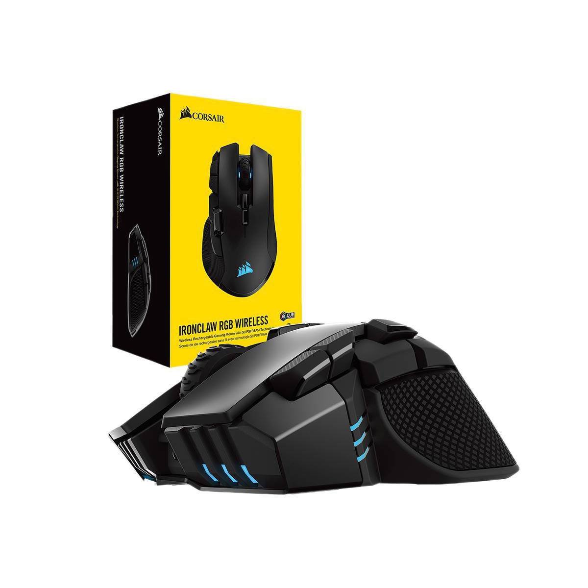 Corsair IronClaw RGB Wireless Gaming Mouse - Black