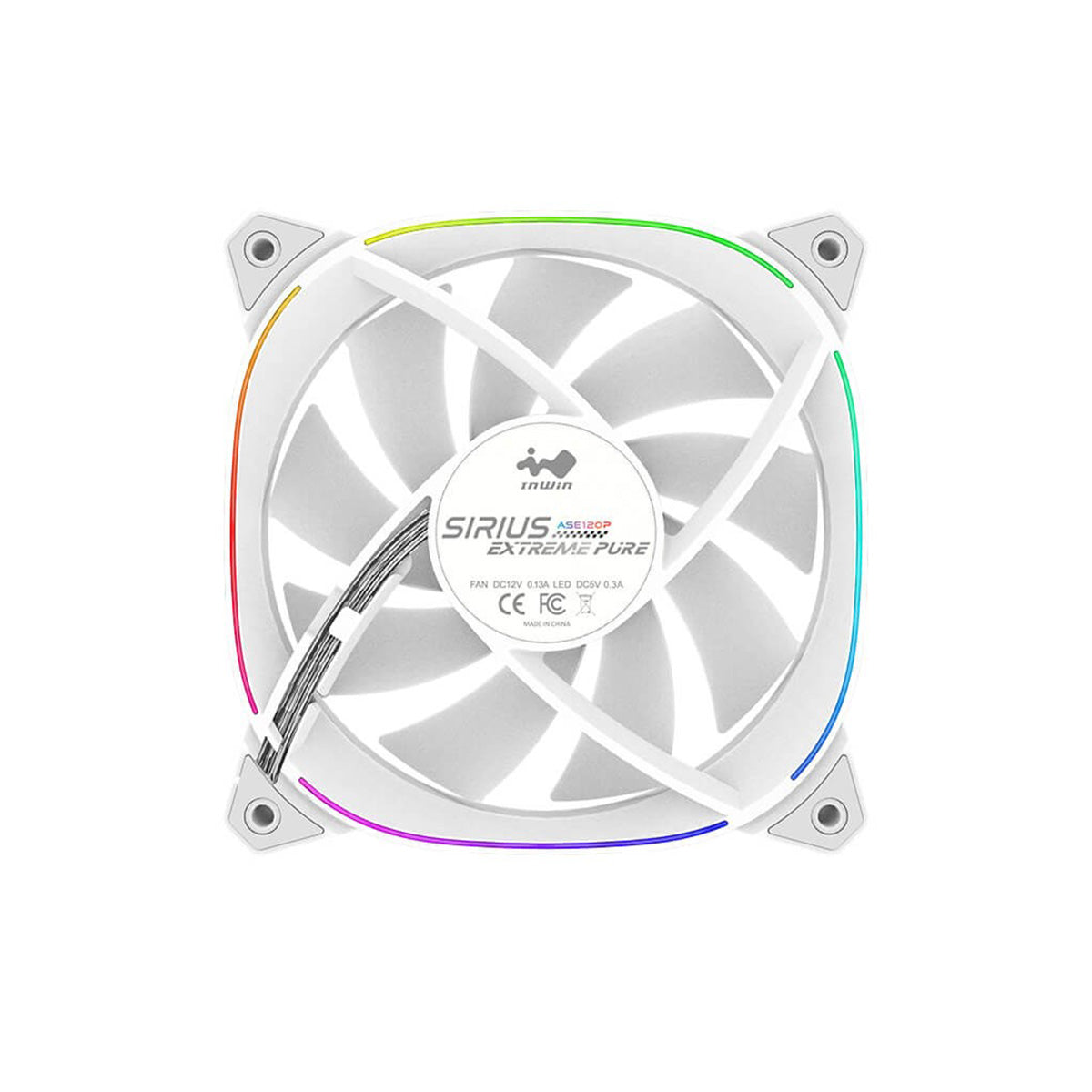 Inwin Sirius Extreme Pure ASE120P 120mm ARGB Fan - 3 Pack + Controller