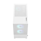 Fractal Design Pop Mini Air RGB Mini Tower - White TG Clear Tint