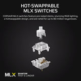 Corsair Vanguard LCD 96% Wired Mechanical Gaming Keyboard - MLX Quantum Linear Switches