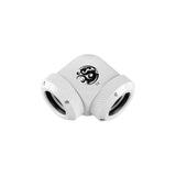 Bitspower 90-Degree Dual Multi-Link Fitting For OD 12mm - Deluxe White