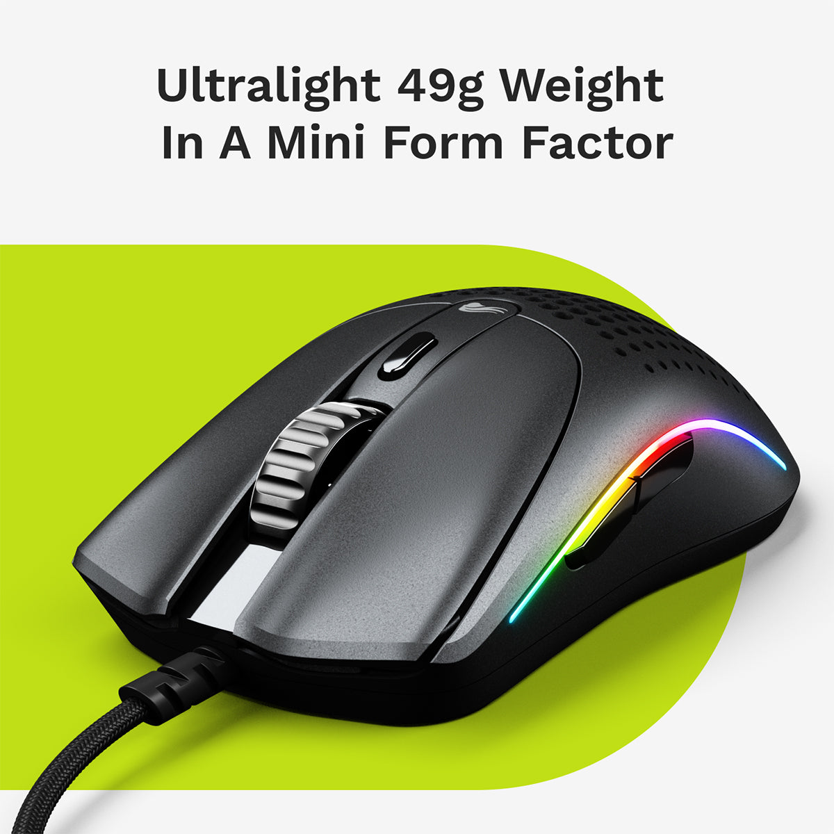 Glorious Model O 2 Mini Wired Gaming Mouse - Black