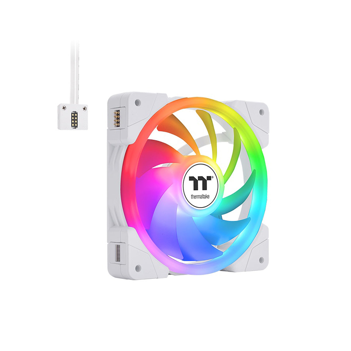 Thermaltake SWAFAN EX12 ARGB PWM Fan (up to 2000RPM) White Edition - Single Fan (Bulk)