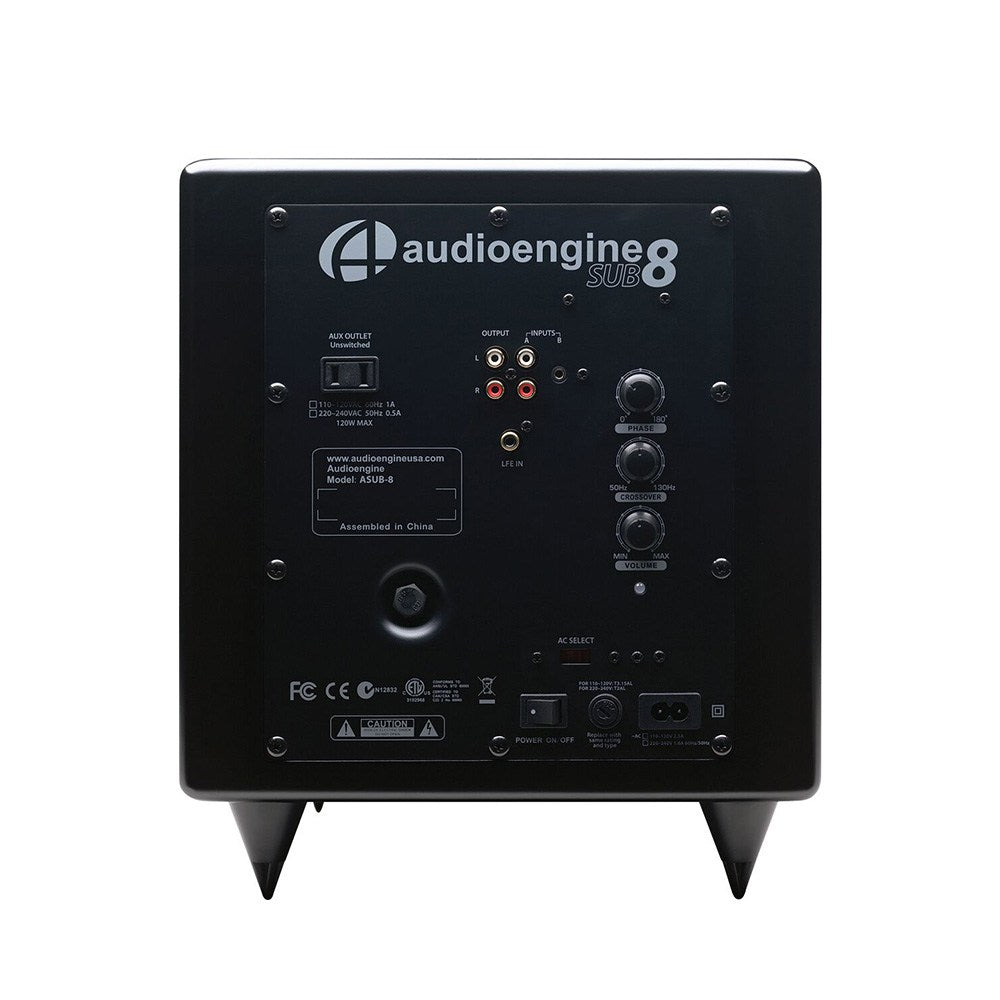 Audioengine S8 Powered Subwoofer - Black