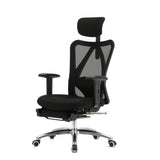 SIHOO M18 Ergonomic Mesh Office Black Chair With Legrest