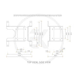 EKWB EK-UNI Pump Bracket (140mm FAN) Vertical