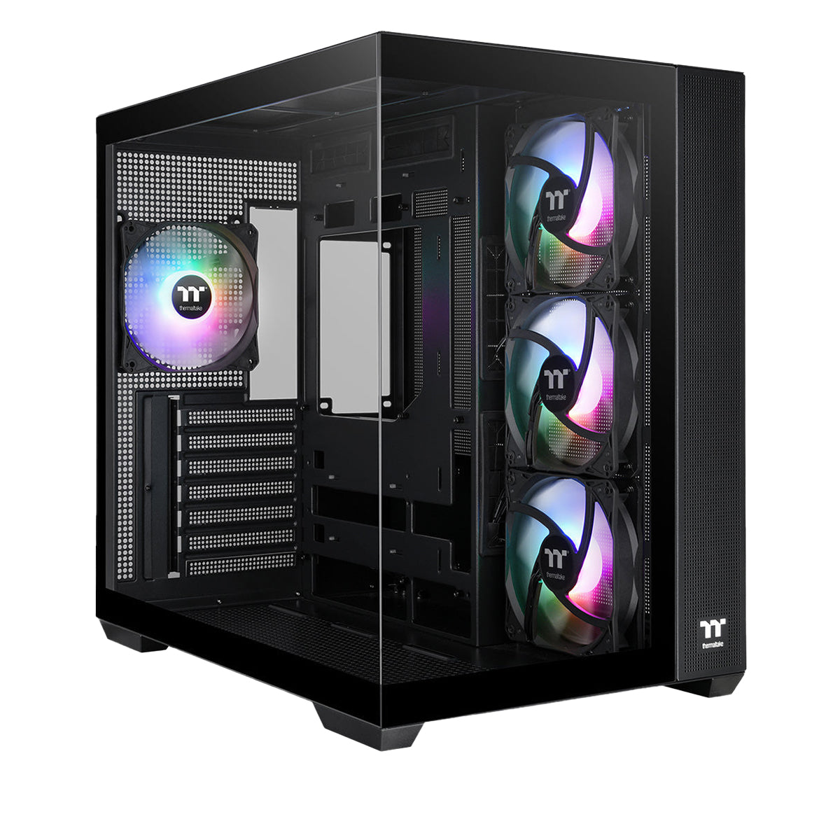 Thermaltake View 380 Tempered Glass ARGB Mid Tower Case - Black Edition