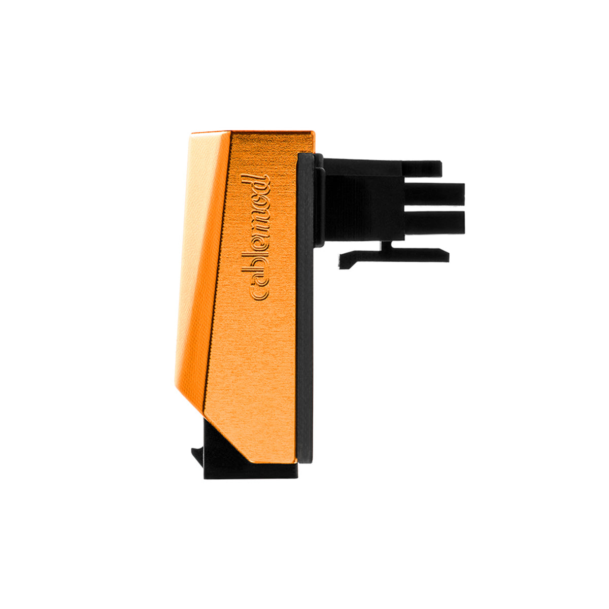 CableMod 12VHPWR 90 Degree Angled Adapter v1.1 - Variant B - Orange