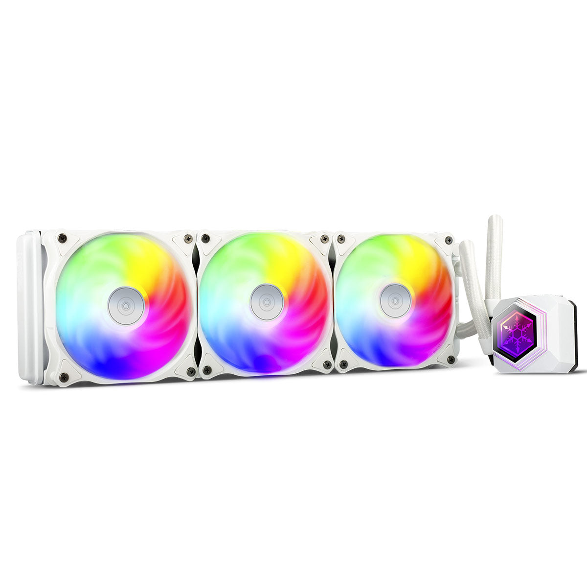 Silverstone PF360-ARGB V2 360mm Liquid CPU Cooler - White