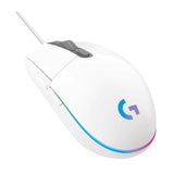 Logitech G203 LightSync RGB Wired Gaming Mouse - White