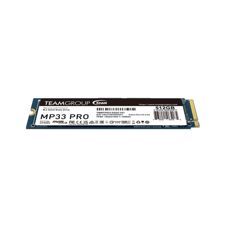 TeamGroup MP33 PRO 512G M.2 Gen3 NVMe SSD