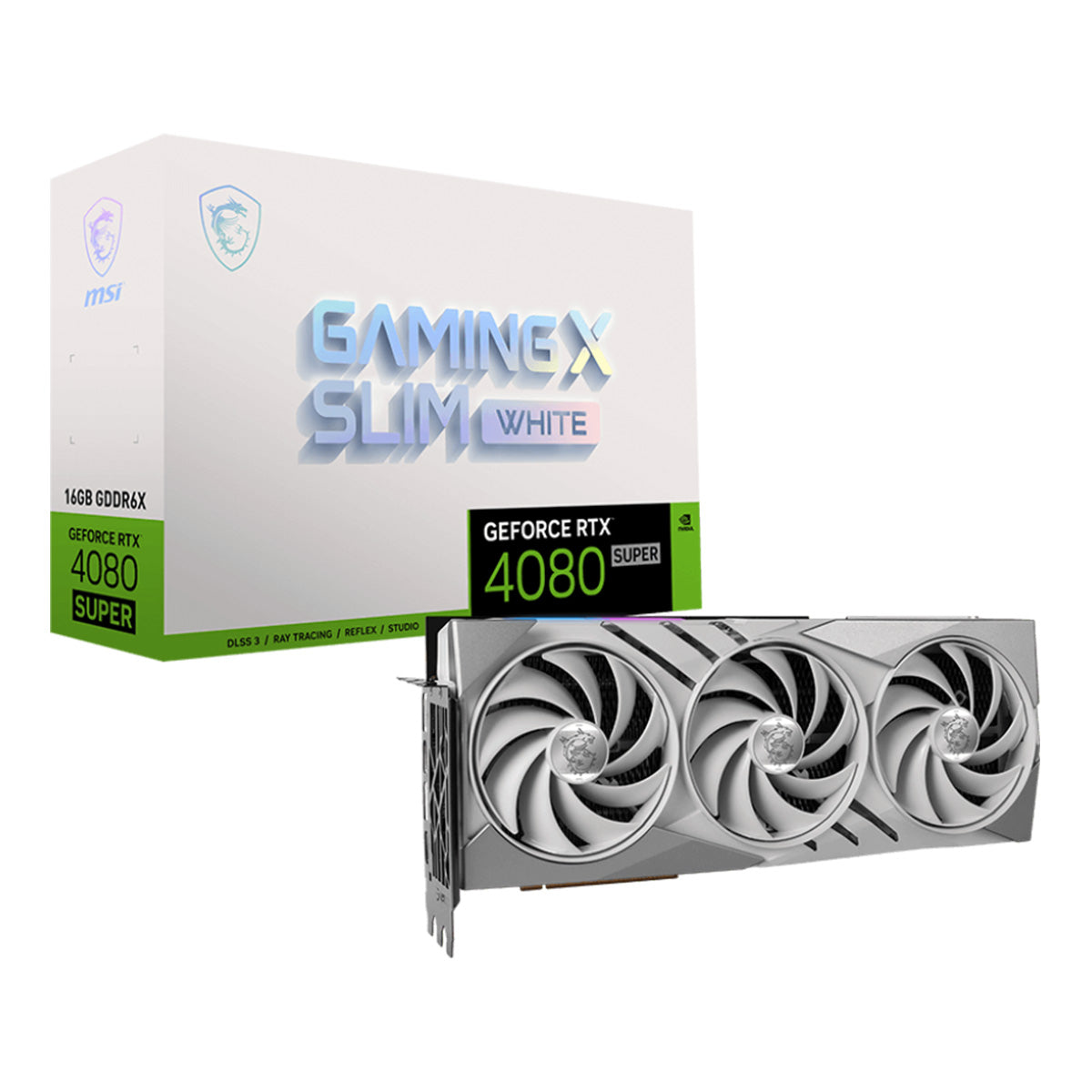 MSI GeForce RTX 4080 SUPER GAMING X SLIM WHITE 16GB Graphics Card