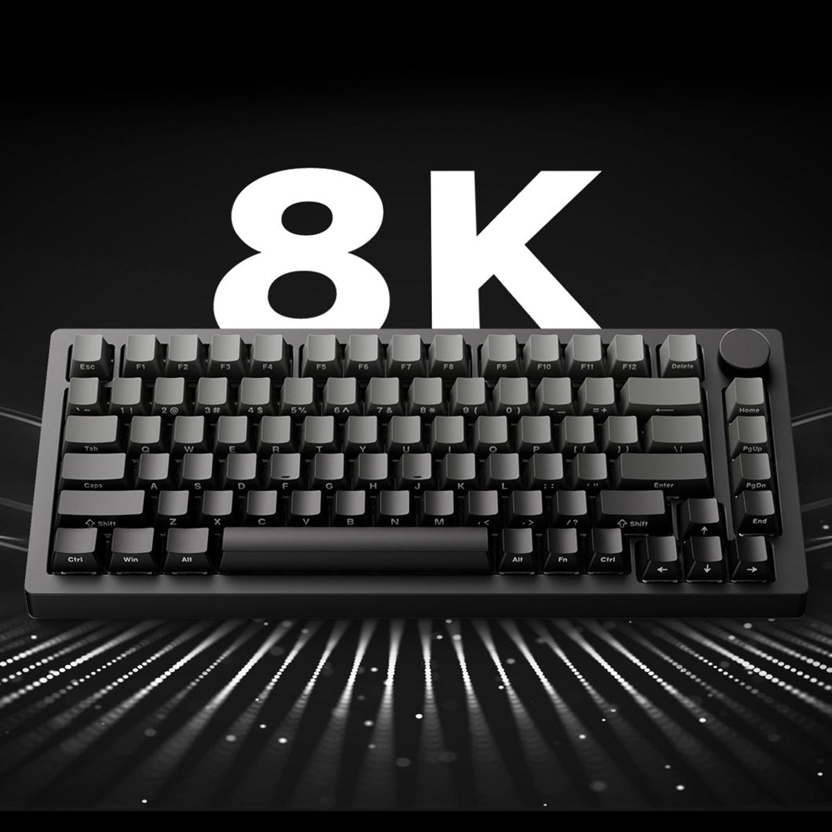 Akko Monsgeek M1 V5 TMR 75% Wireless Hall-Effect Gaming Keyboard Black Gradient -  AstroAim Magnetic Switch