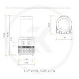 EKWB EK-Quantum Kinetic TBE 200 D5 PWM DRGB - Acetal