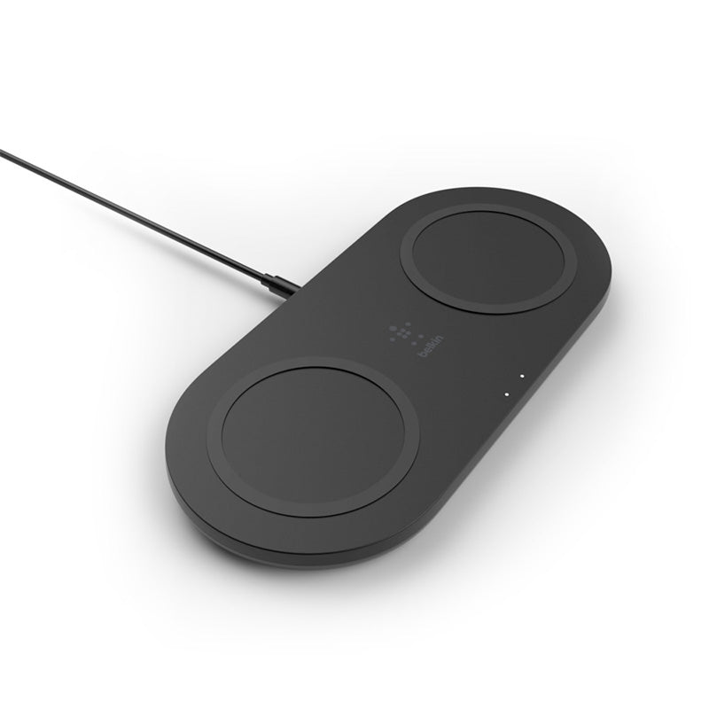 Belkin 15W Dual Wireless Charging Pad - Black