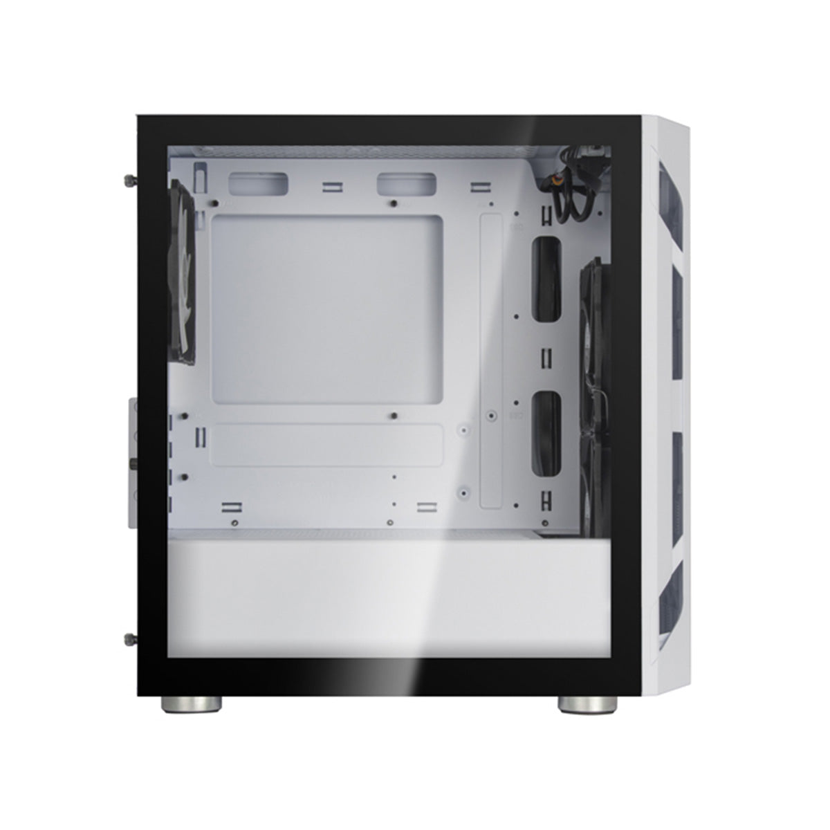 Silverstone FARA H1M PRO ARGB mATX Mid Tower Case - White