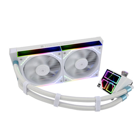 Thermalright Frozen Infinity 240 White AIO Liquid CPU Cooler TLM12W Fans - Bulk Pack