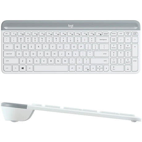 Logitech MK470 Slim Wireless Keyboard and Mouse Combo - White