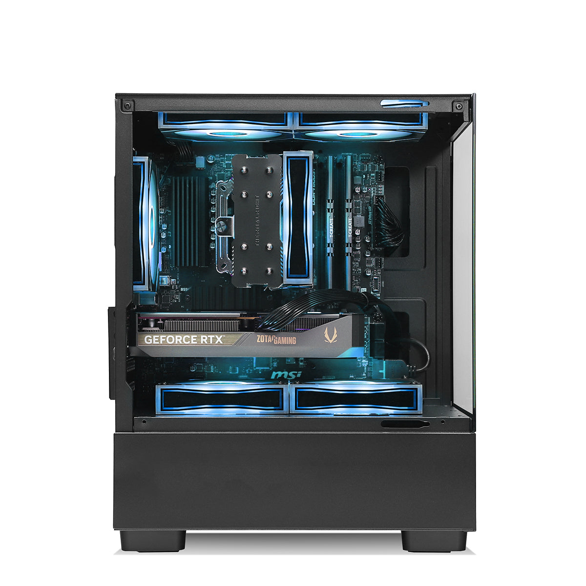 Qubit NEX RTX 5060 Ryzen 5 7500F Gaming PC - BLACK