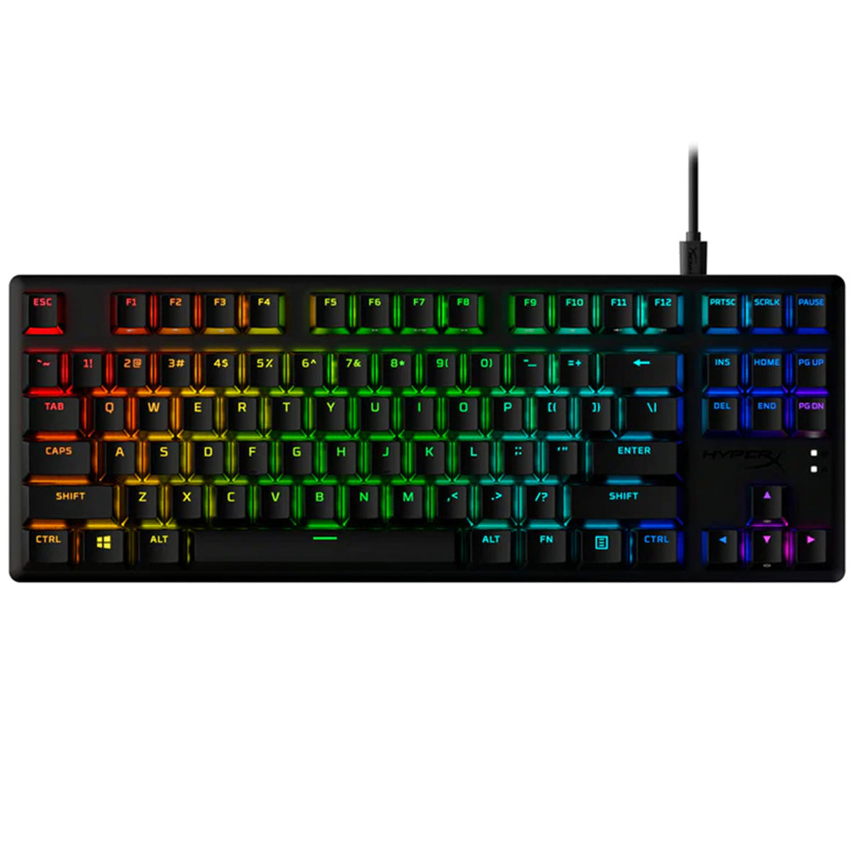 HYPERX Alloy Origins Core PBT Mechanical Gaming Keyboard (Aqua）