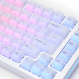 Glorious GMMK Pro 75% Custom Mechanical Keyboard Linear Switch - Prism Silver