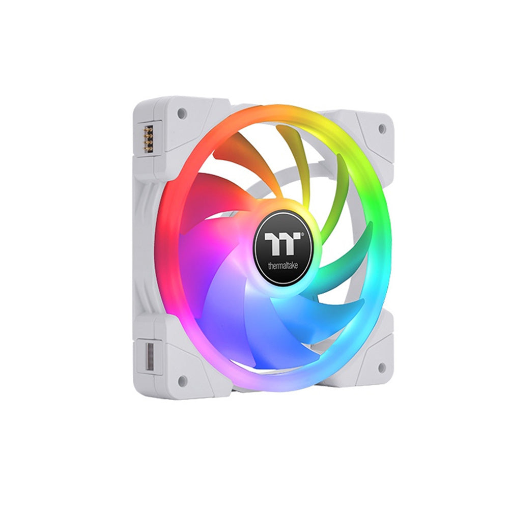 Thermaltake SWAFAN EX12 Magnetic PWM RGB Fan White Edition - 3 Pack