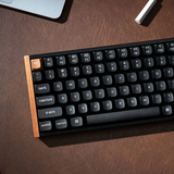 Keychron K2 HE 75% RGB Black/Wood Wireless Mechanical Keyboard - Nebula Switch