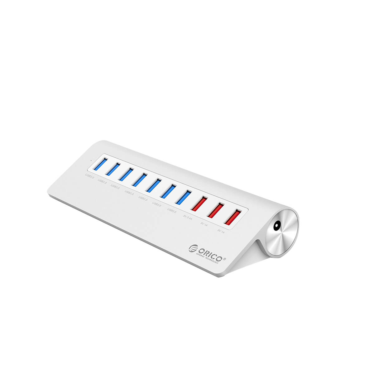 Orico Aluminum 10 Port USB3.0 Hub (M3H73P-SV)