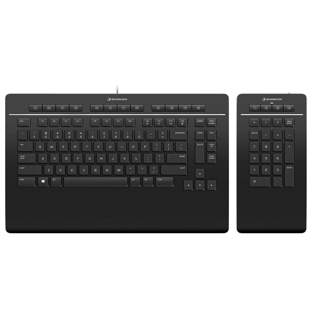 3DCONNEXION Keyboard Pro with Numpad (3DX-700090)