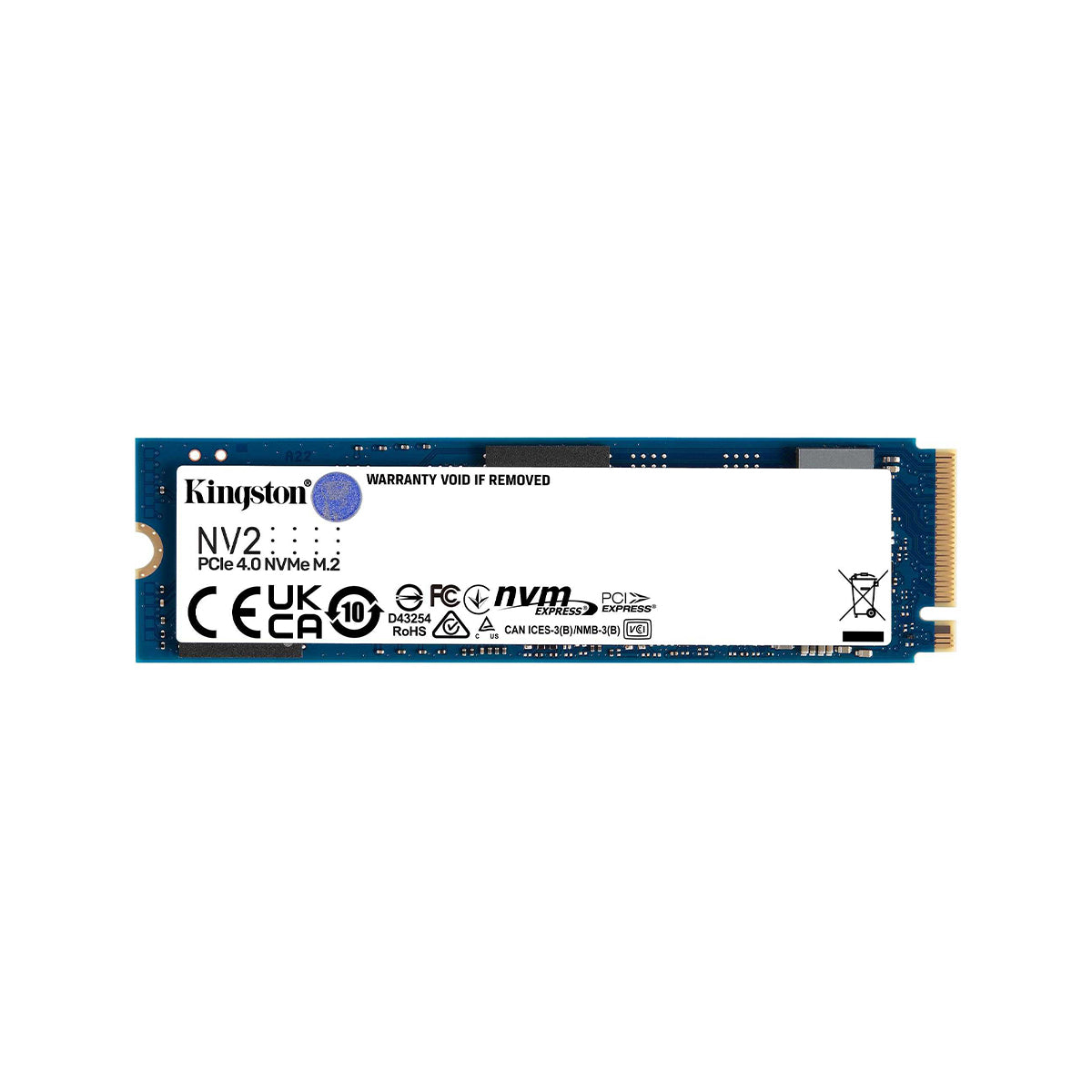 Kingston NV2 250GB PCIe Gen 4 NVMe M.2 SSD