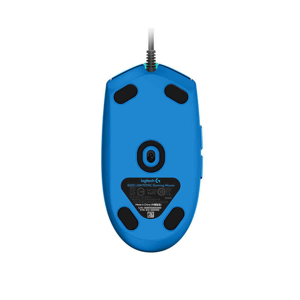 Logitech G203 LightSync RGB Wired Gaming Mouse - Blue