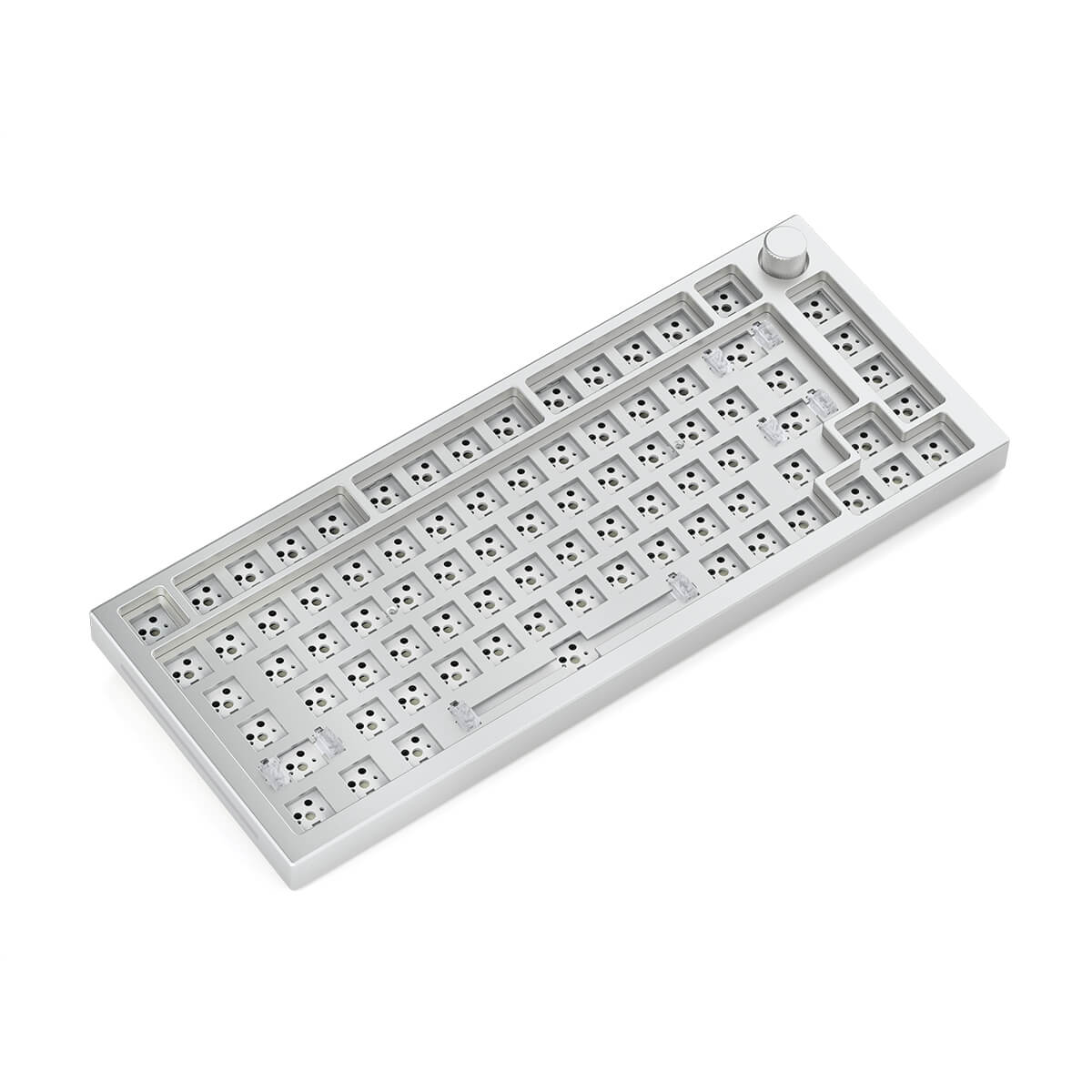 Glorious GMMK PRO 75% Barebones Keyboard - White Ice