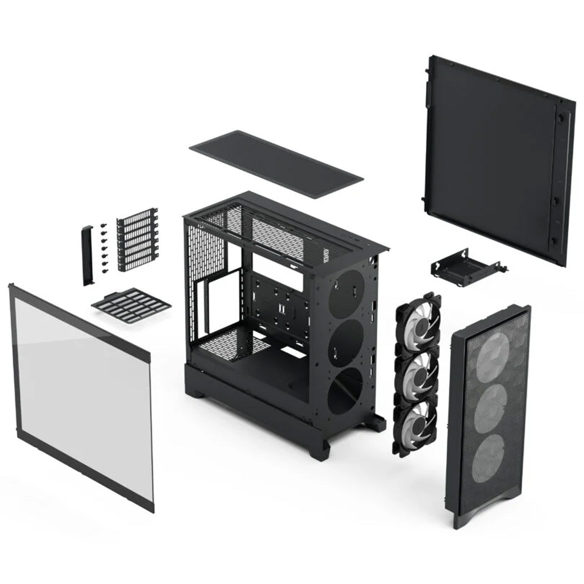 Fractal Design Pop 2 Air RGB Mid Tower Case - Black TG