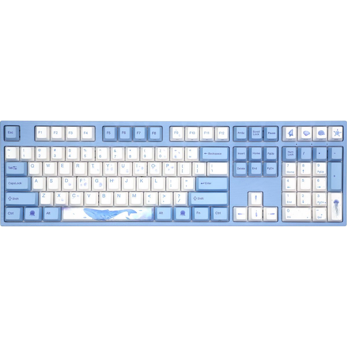 Varmilo VEM108 Sea Melody Mechanical Keyboard - EC Sakura V2 Linear Switch