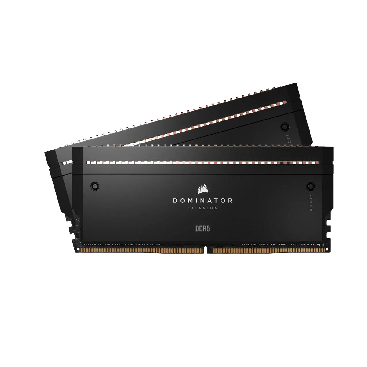 Corsair CMP64GX5M2X6600C32 DOMINATOR TITANIUM 64GB (2X32GB) DDR5-6600 CL32 Memory + Black Fin Accessory Kit